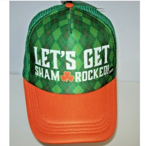 Let's Get Shamrocked! Baseball Cap with Flashing Lights - Picture 1 of 4